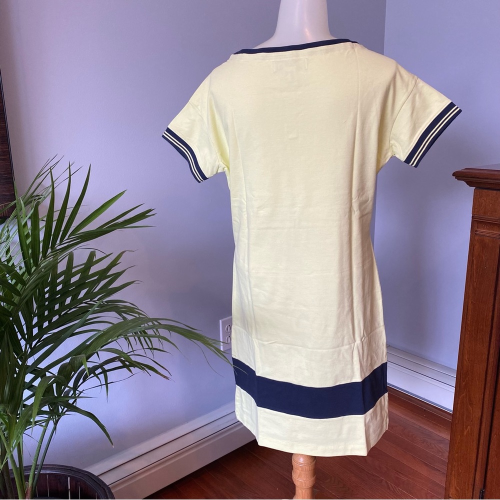 Boast NWT yellow and navy blue tennis country club dress size S - Picture 3 of 8